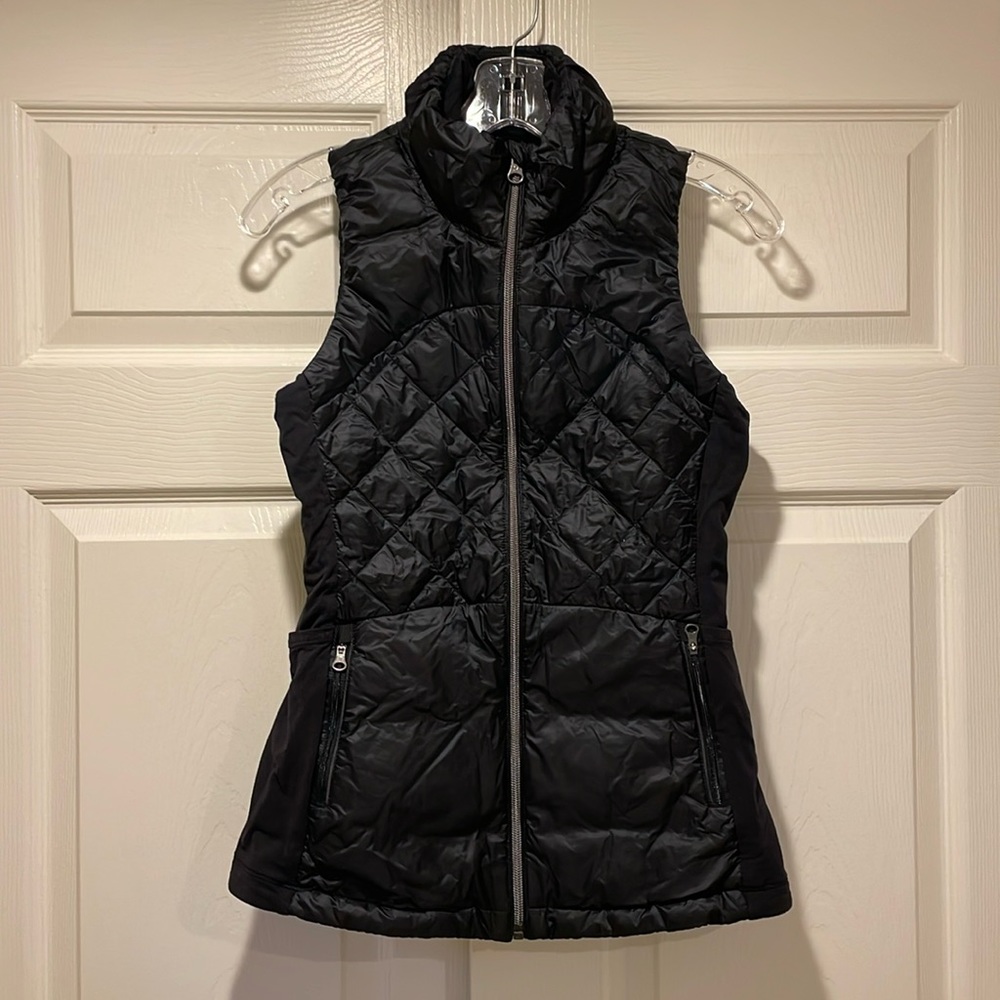 lululemon athletica Black Quilted Insulated Vest